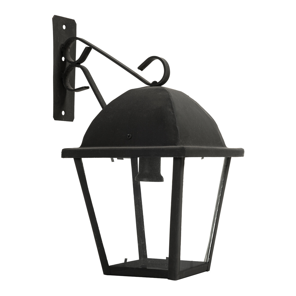 Farol Nº 3 Colonial de Hierro 4 Caras 30 cm 