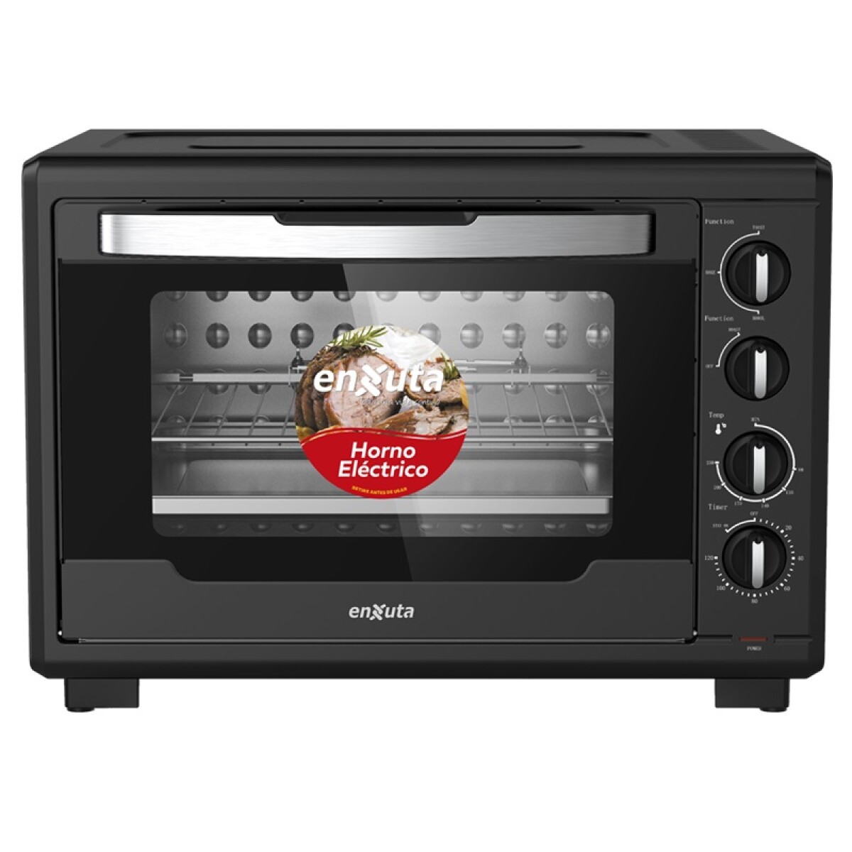 Horno Eléctrico 55 Litros HENX055N - NEGRO 