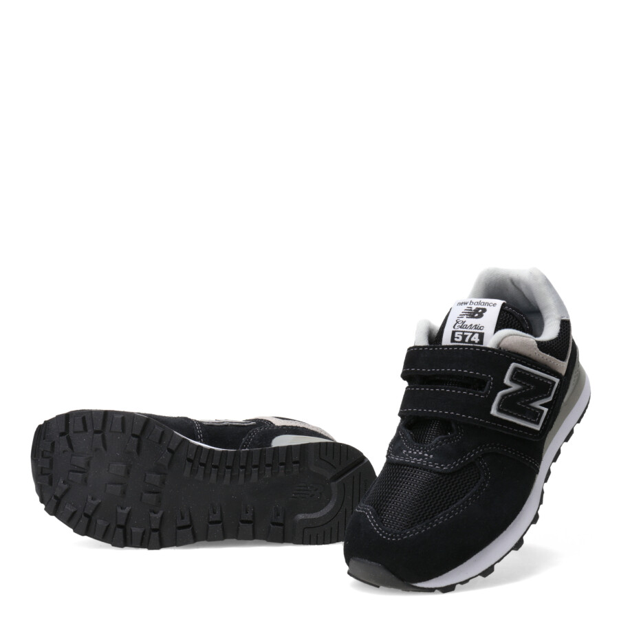 Championes de Niños New Balance Classic 574 Negro - Gris