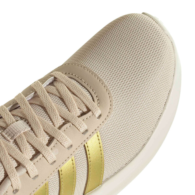 Championes de Mujer Adidas Lite Racer 4.0 Beige - Dorado