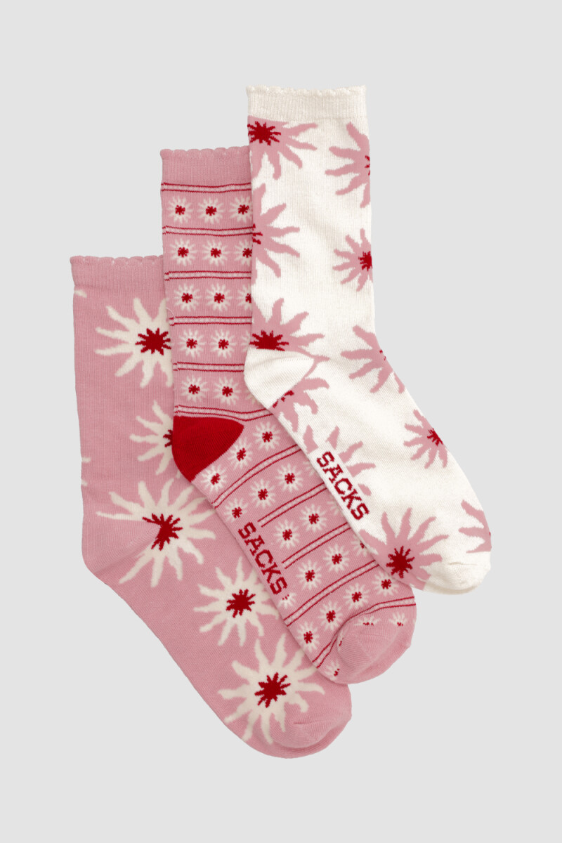 Pack de 3 medias con diseños variados - Variante 39 