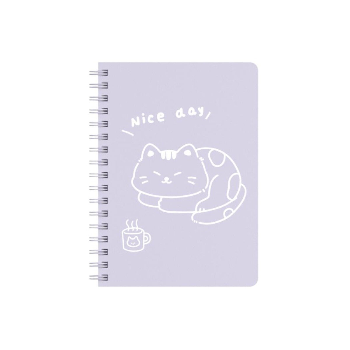 Cuaderno espiral animales A6 - violeta 