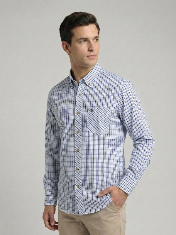 CAMISA MANGA LARGA A CUADROS CAMISA MANGA LARGA A CUADROS