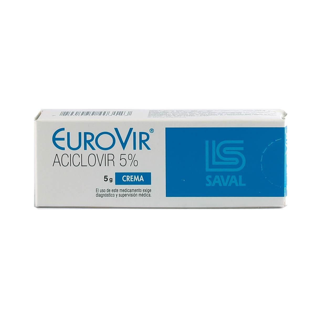 EUROVIR 5% CREMA CJ X 5 GRAMOS 