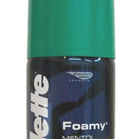 GILLETTE ESPUMA DE AFEITAR FOAMY MENTOL 179ml GILLETTE ESPUMA DE AFEITAR FOAMY MENTOL 179ml