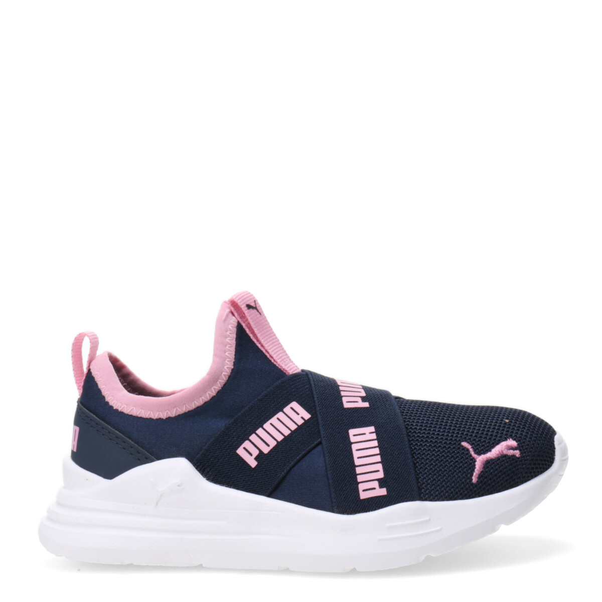 Championes de Niños Puma Wired Run Puma - Azul Marino - Rosado 