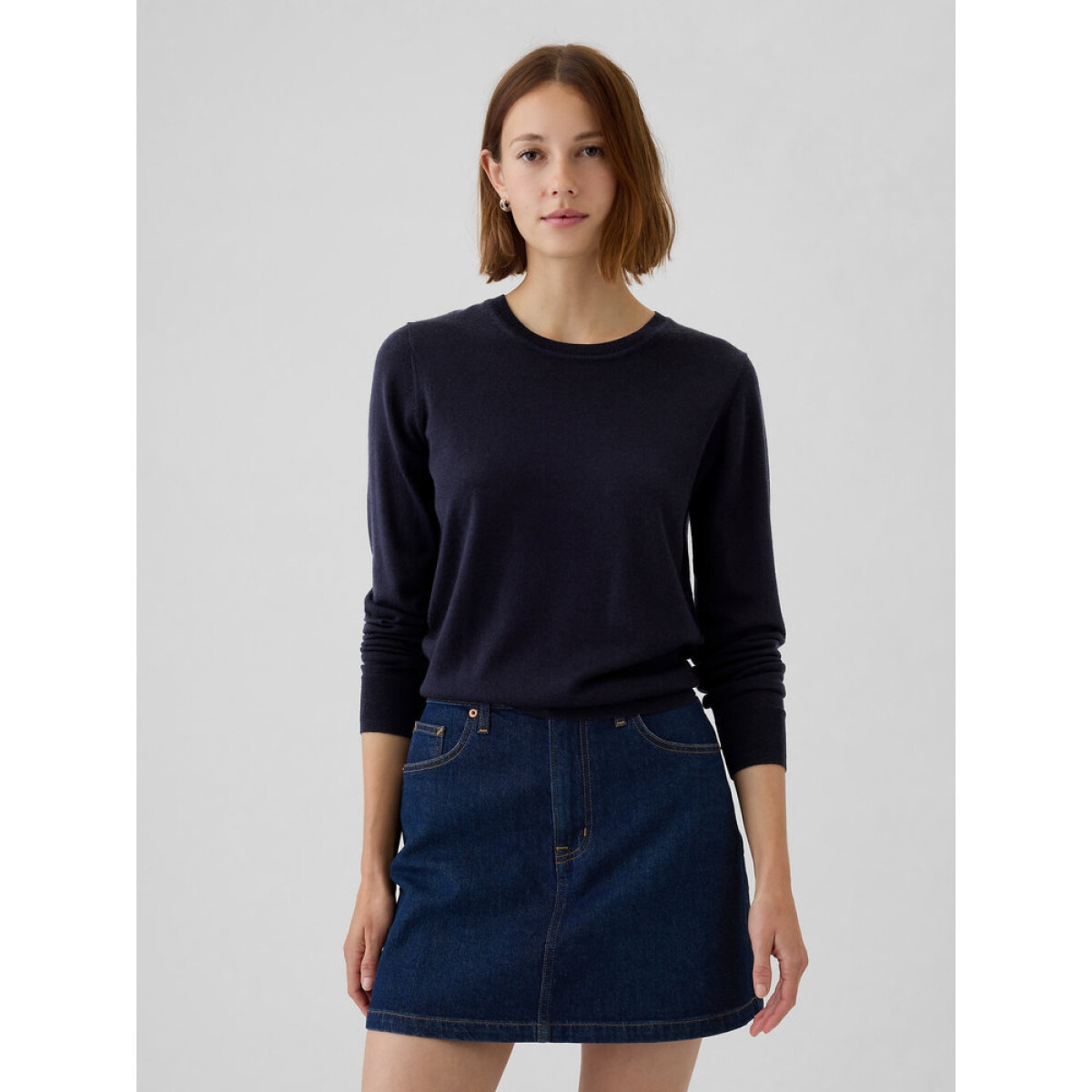 MERINO PULLOVER - NAVY UNIFORM 
