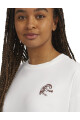 Remera O'Neill Women Back Print Loose Blanco