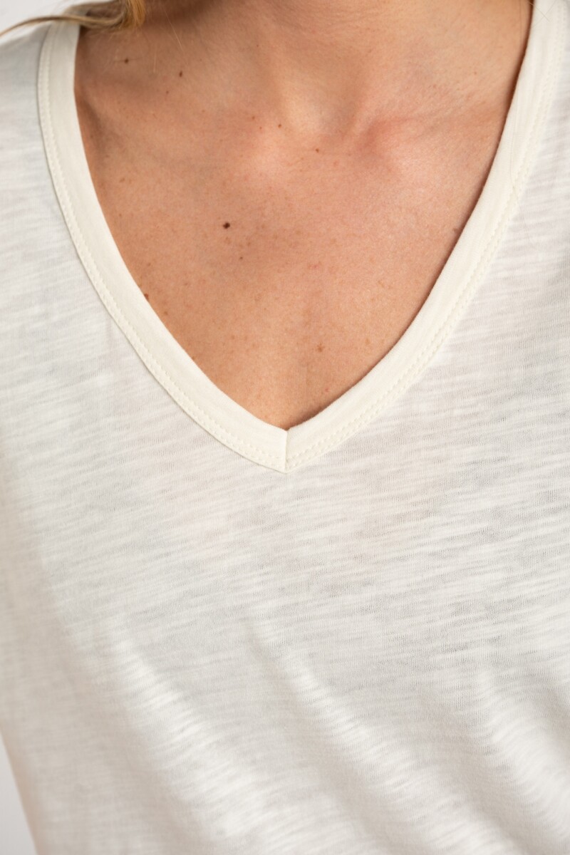 Remera Algodón Falame Nácar