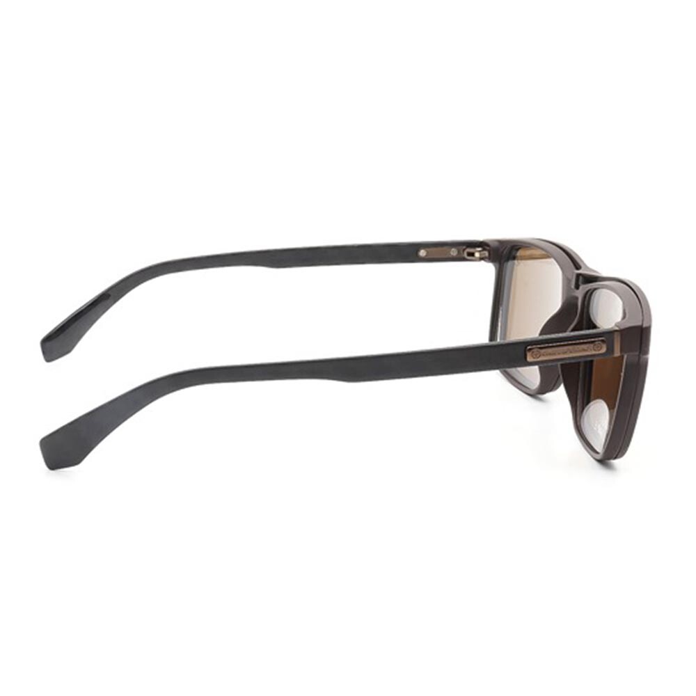 Lentes 2 En 1 Polarizada Pais 2025 Cuadrado Marrón/Marrón