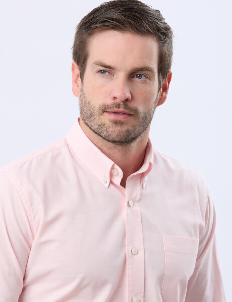 CAMISA LISA OXFORD Rosa