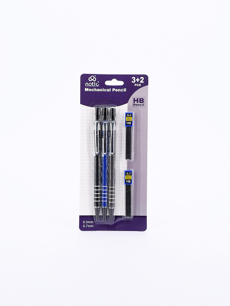 LAPIZ MECANICO CON REPUESTO GRAFOS AZUL