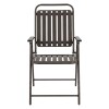 JGO JARDIN C/MESA CUAD VIDRIO MARRON 5PZAS Unica