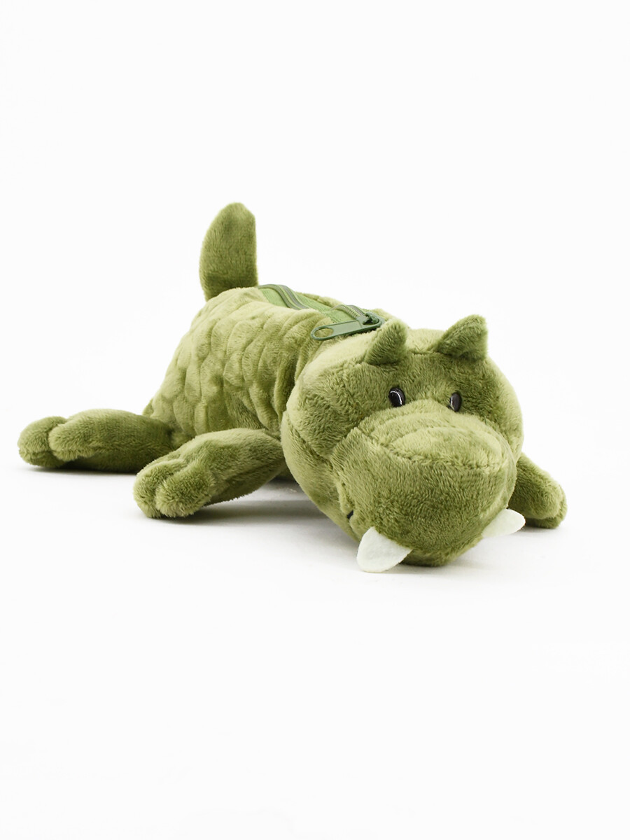 CARTUCHERA COCODRILO - VERDE 