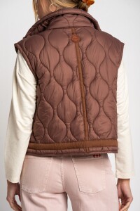 Chaleco Reversible Marrón