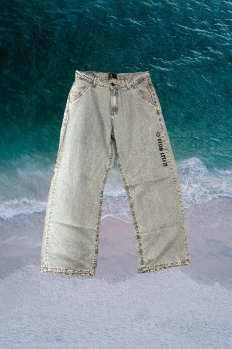 Pantalon Denim Pulpo / Azul U