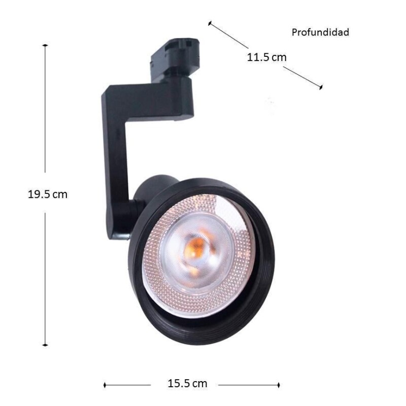 CABEZAL ROL 1L PAR30 NEGRO 120V CABEZAL ROL 1L PAR30 NEGRO 120V