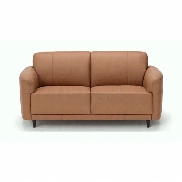 SOFA 2 CUERPOS - 100% CUERO - MODELO MARBELLA - COLOR MARRON CLARO SOFA 2 CUERPOS - 100% CUERO - MODELO MARBELLA - COLOR MARRON CLARO