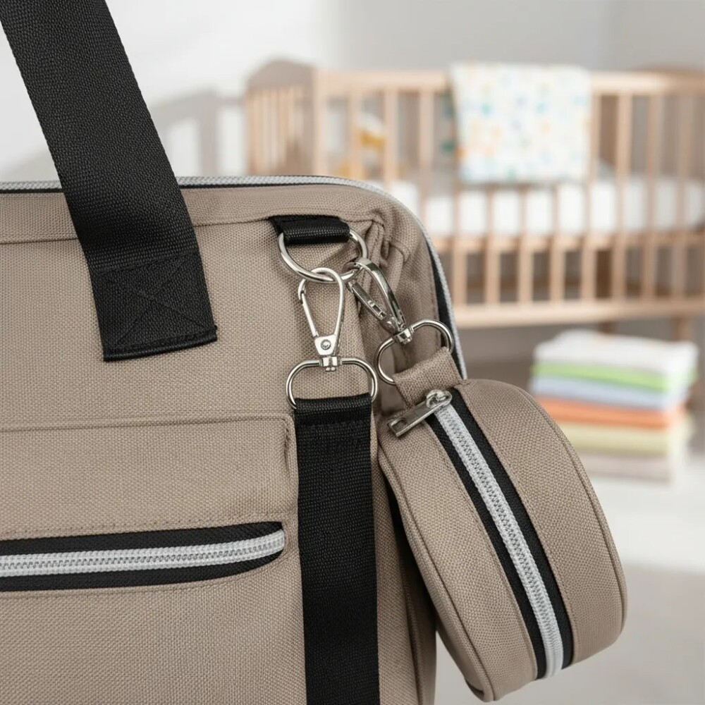 Bolso maternal MAMMA BAG KIKKABOO biege