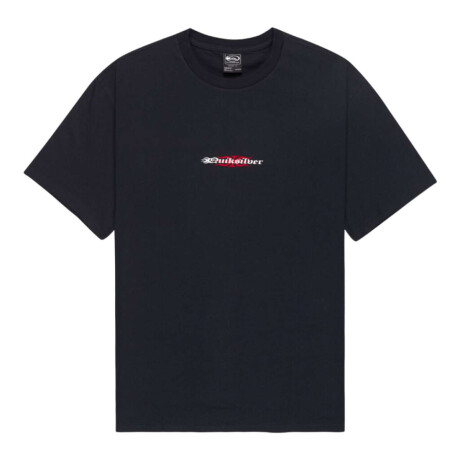 Remera Quiksilver Mercury Burning Negro