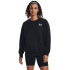 UA Icon Fleece OS Crew-BLK BLK-001
