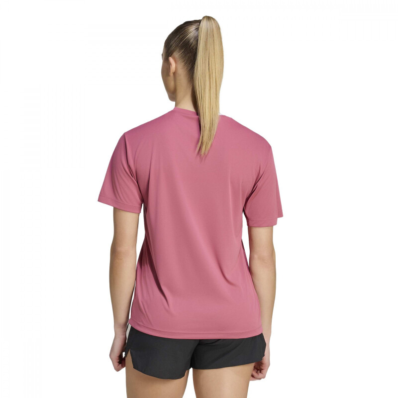 Remera Adidas RUN ESS TEE W Mujer KG3230 Rosa