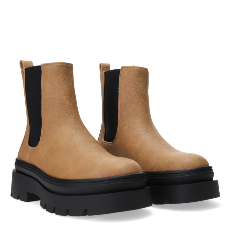 Botas de Mujer Miss Carol Macau Tan