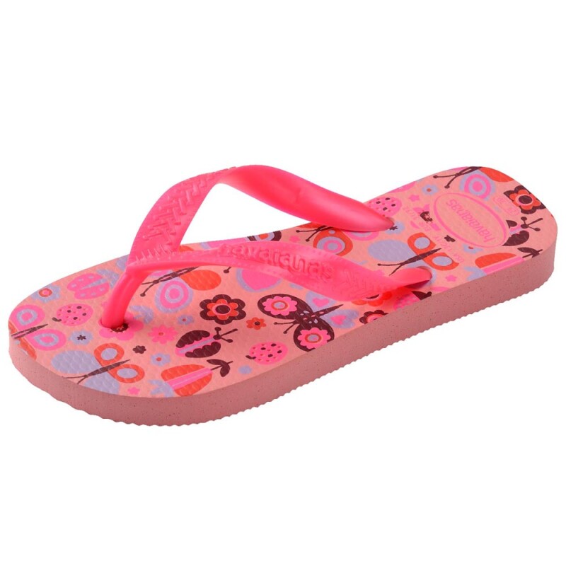 Sandalias Havaianas Kids Flores FC Niños Rosa Mango