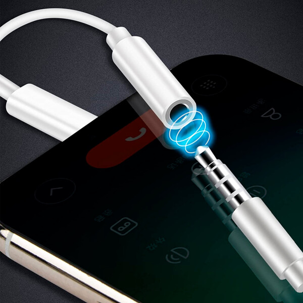 Adaptador Treqa Lightning Jack 3.5 Mm CABLE ADAPTADOR LIGHTNING A 3.5 CA1052