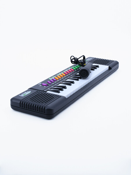 ORGANO CON MICROFONO NEGRO