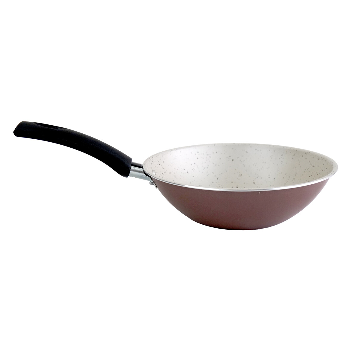 WOK ANTIADHERENTE 20CM BEIGE/TERRACOTA MARTINAZZO 