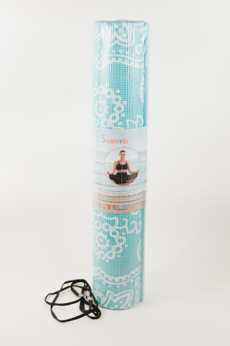 Materiales De Yoga Mat Yoga 30 Azul Claro
