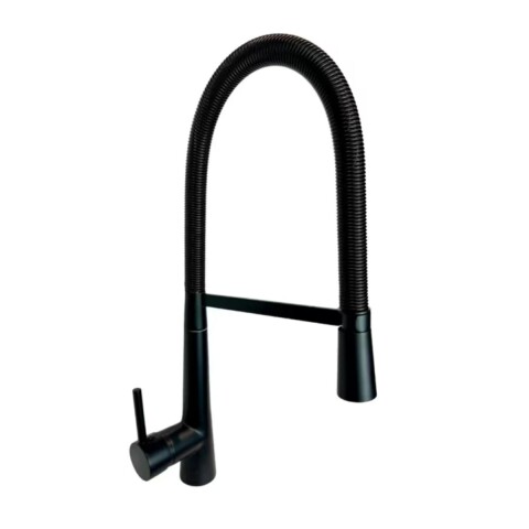 Grifería de cocina Monocomando de mesada Chef Pico móvil Negro Mate Grifería De Cocina Monocomando De Mesada Chef Pico Móvil Negro Mate