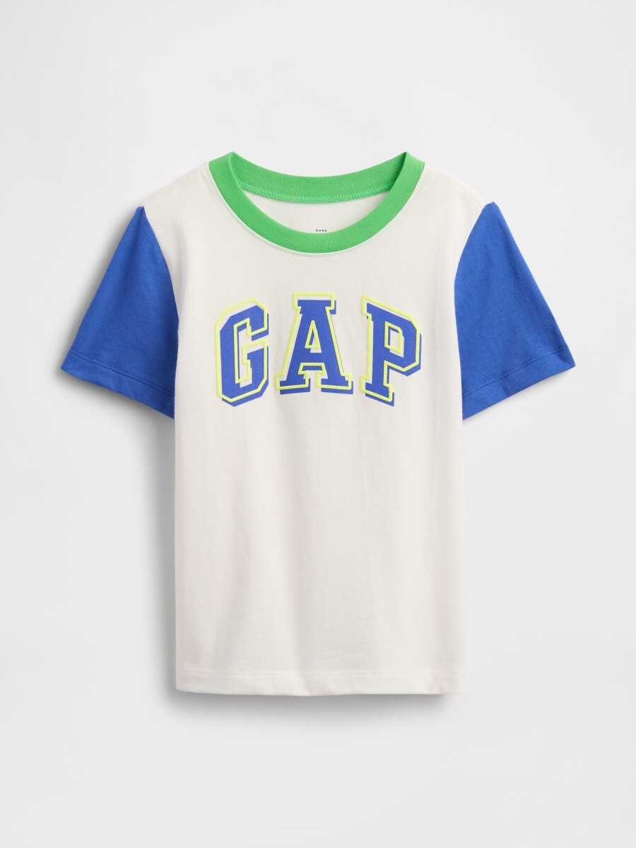 Remera Logo Gap Toddler Niño - New Off White 