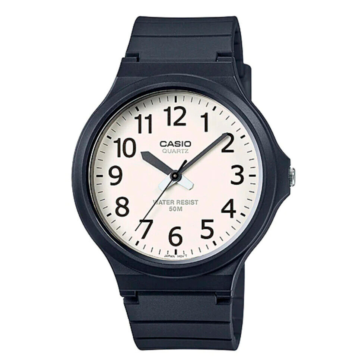 Reloj CASIO MW240-7BVDF en Resina Negro Esfera 47mm 