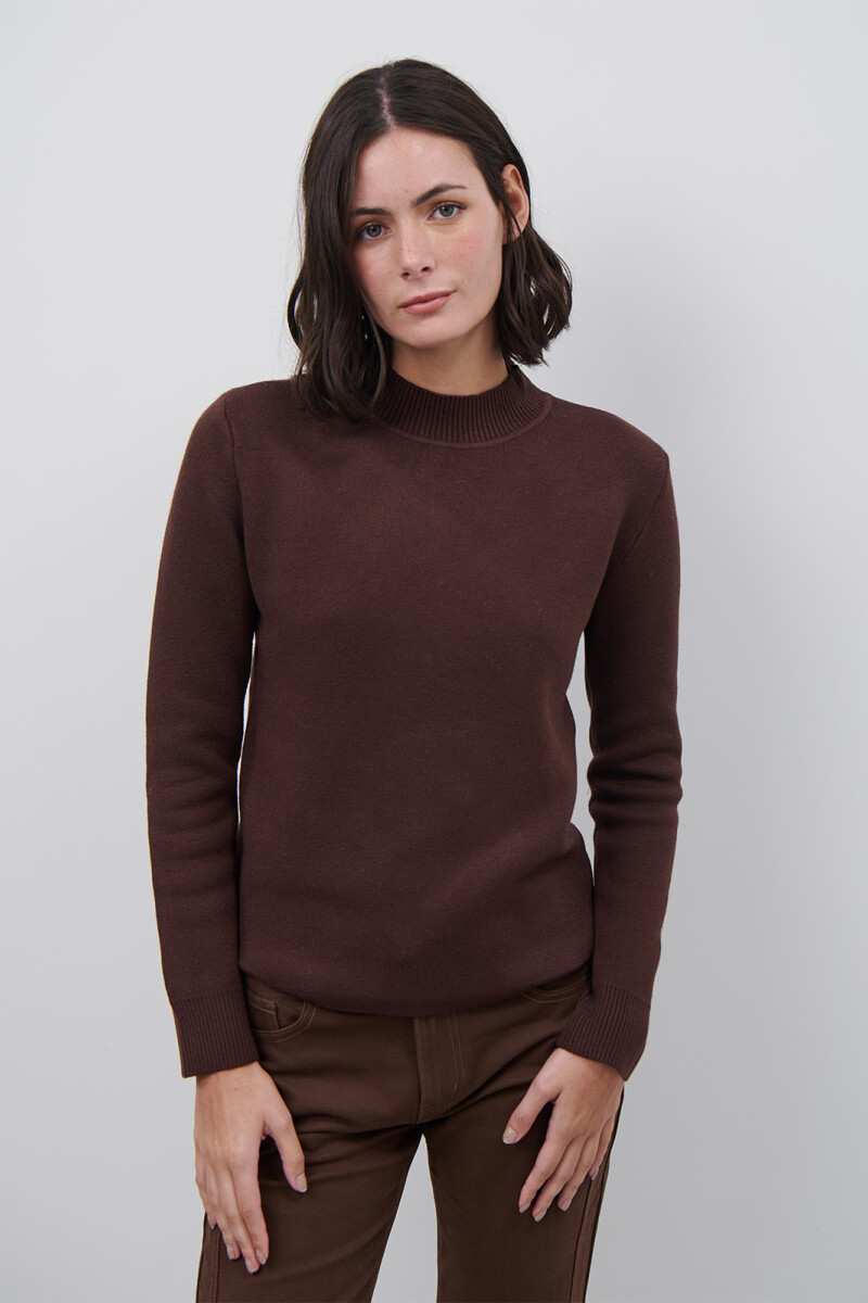 POLERA WINTER MARRON