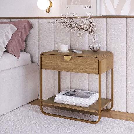 Mesa de Luz Luna - 1 Cajón Natural