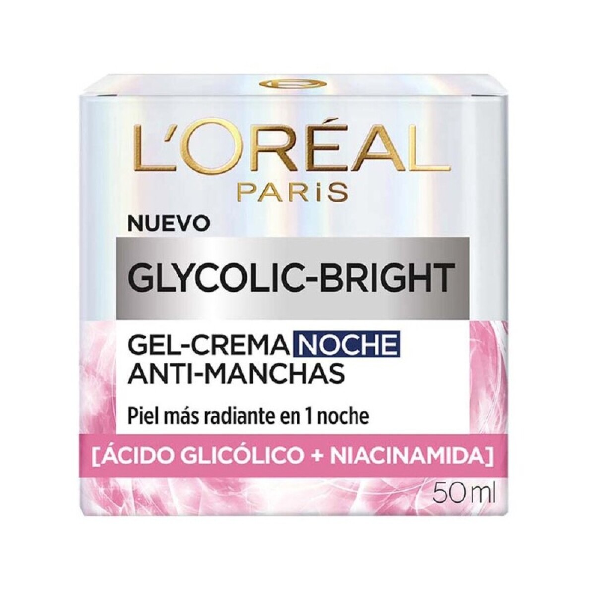 Gel-Crema Noche Anti-Manchas Glycolic Bright 50 mL - L'Oréal Paris 
