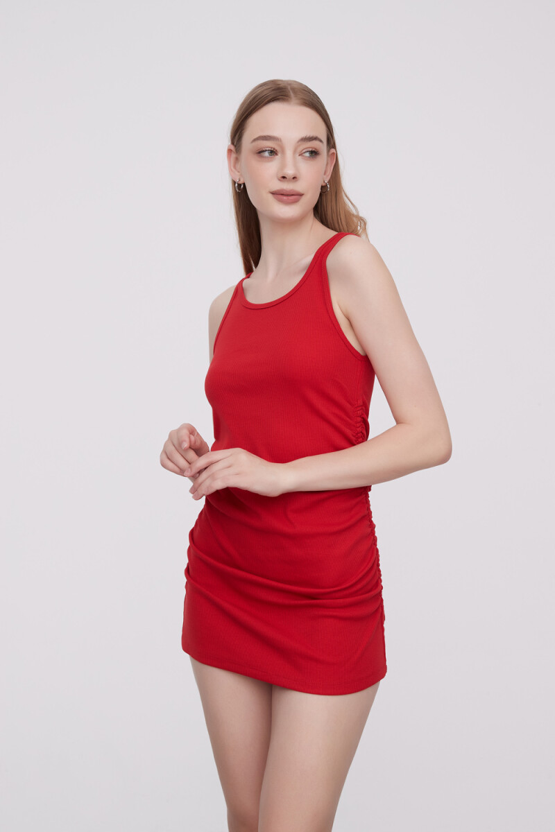 Vestido Chenli - Rojo 