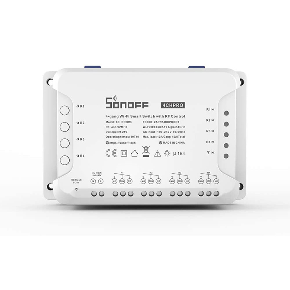 Interruptor inteligente WIFI 4CHPROR3 SONOFF ELE07761