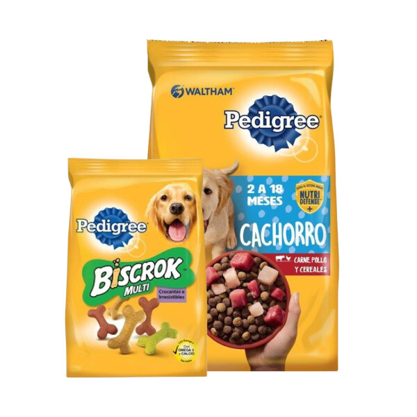 PEDIGREE CACHORRO SANO CRECIMIENTO 21+3 KG + PEDIGREE BISCROK MULTI 100 GR PEDIGREE CACHORRO SANO CRECIMIENTO 21+3 KG + PEDIGREE BISCROK MULTI 100 GR