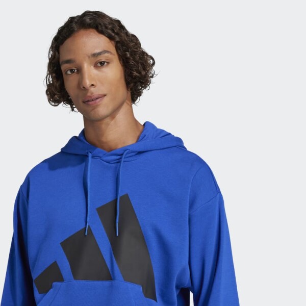 Canguro Essentials Logo Grande Felpa Francesa Azul