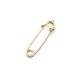 Alfiler en oro 18k amarillo. Medidas 25mm x 5mm ancho Alfiler en oro 18k amarillo. Medidas 25mm x 5mm ancho