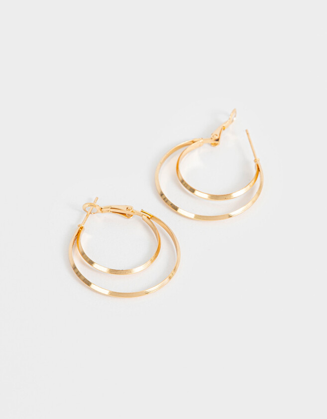 Aros Argollas De metal Aros Argollas De Metal - Dorado