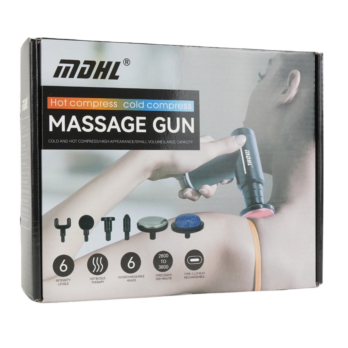 Pistola masageadora portatil 