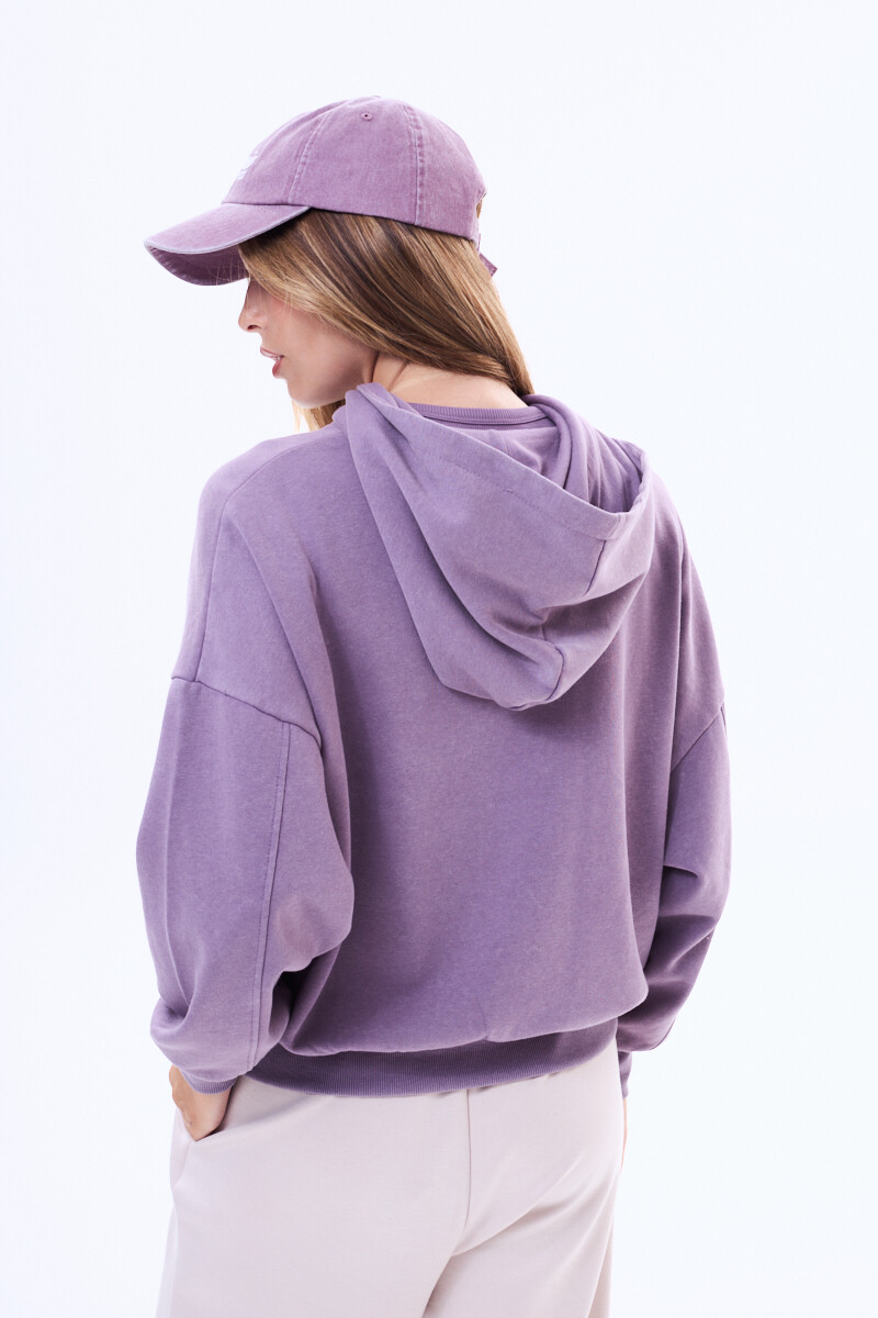 Buzo dama felpa Bahia Violeta