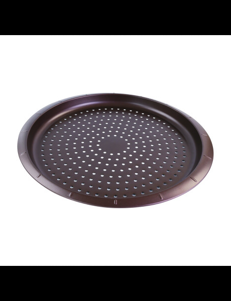 PIZZERA FONDO PERF ACERO D33X2.8CM ESP 0.5MM CHOCO PIZZERA FONDO PERF ACERO D33X2.8CM ESP 0.5MM CHOCO