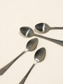 Cuchara Para Café Olivo Set 4 Un. Negro Color Unico
