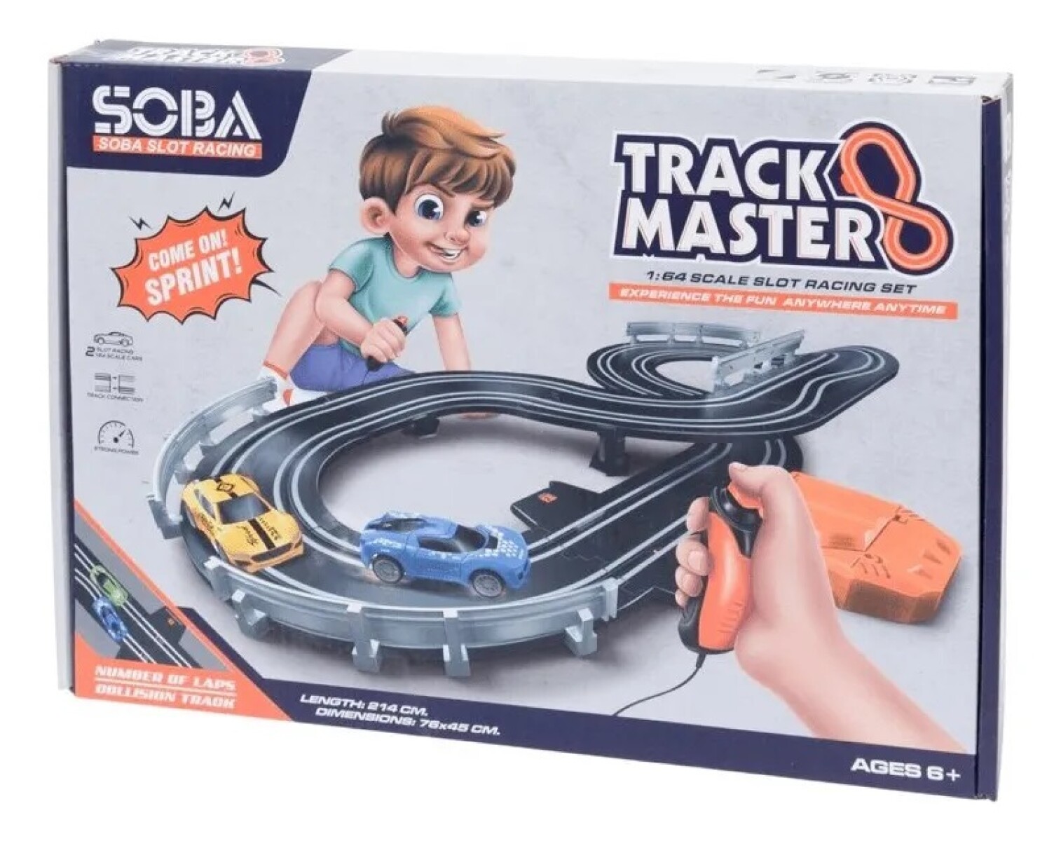 Pista Eléctrica Soba Ovalo 2.14cm 