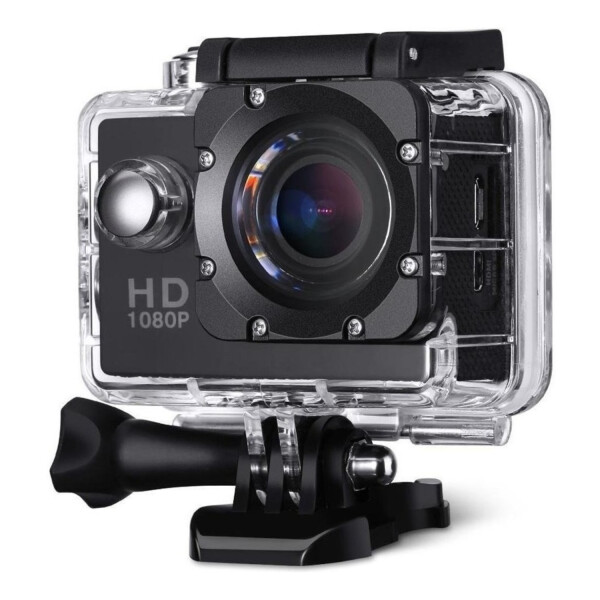 Cámara Deporte Tipo Go Pro Full Hd 1080p C/Accesorios Variante Color Negro